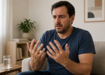 Tremor fino nas mãos com calor excessivo pode ser um sinal de tireoide acelerada.