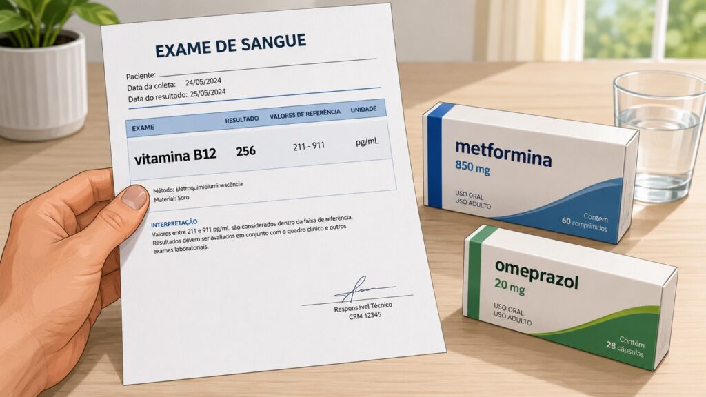 Checar a vitamina B12 ajuda a investigar formigamento antes de atribuir tudo ao diabetes ou à circulação.