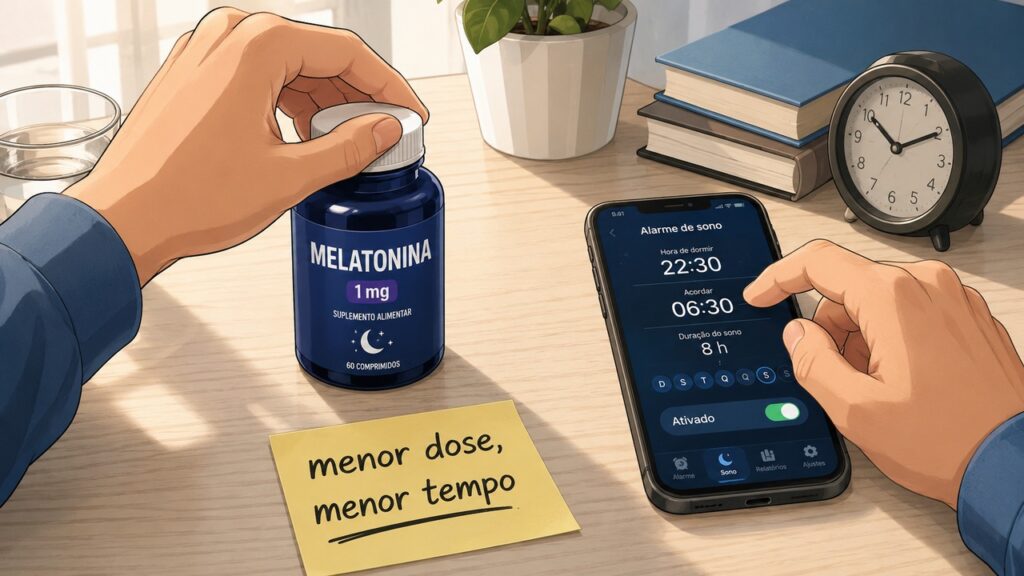 Usar melatonina com critério evita banalizar um suplemento que pode causar efeitos indesejados.