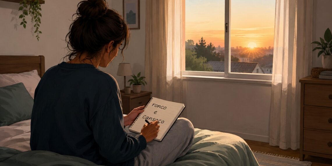 Acordar cansado com frequência pode ser um sinal para observar o sono com mais cuidado.