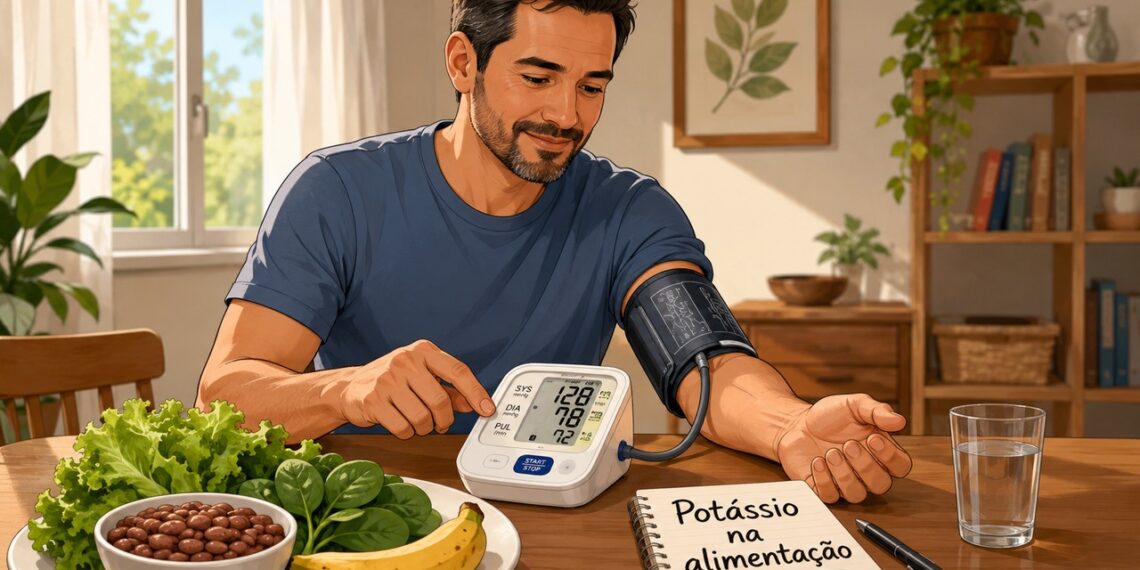 Controlar a pressão alta também envolve olhar para o potássio presente nas refeições.