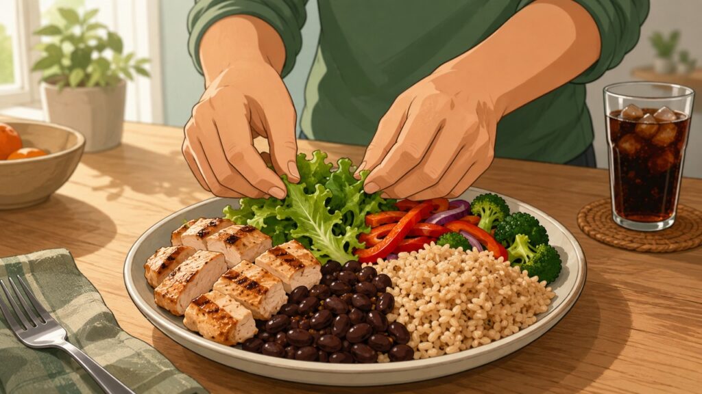 Combinar carboidratos com fibras e proteína ajuda a manter a glicose mais equilibrada após comer.