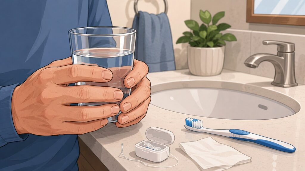 Boca seca, secreção nasal e garganta também podem influenciar o mau hálito recorrente.