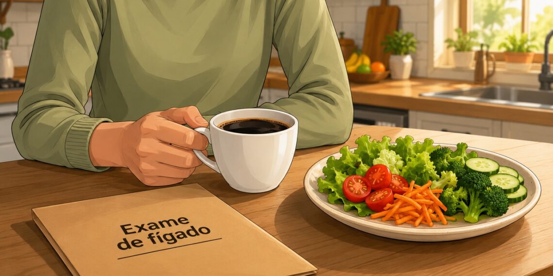 O café pode entrar na rotina de quem cuida do fígado, sem ser tratado como remédio.