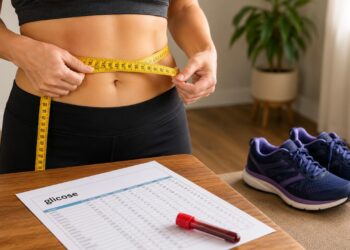 Medir cintura, peso e glicose ajuda a agir antes que o prediabetes avance.