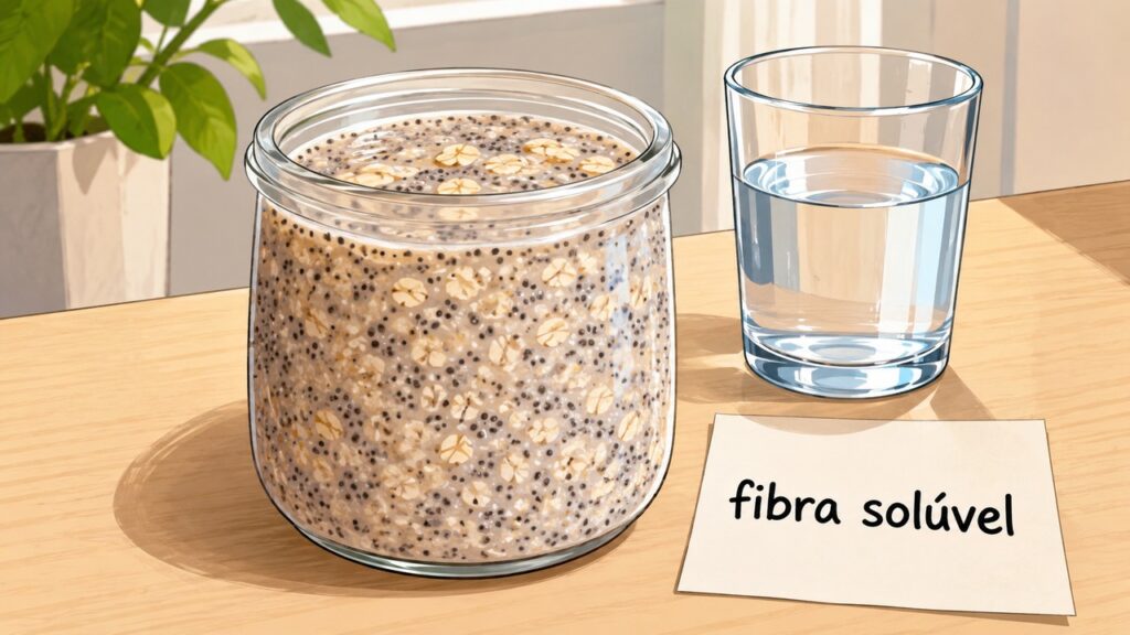 Algumas fibras retêm água e ajudam na consistência das fezes, enquanto outras aumentam o volume intestinal.