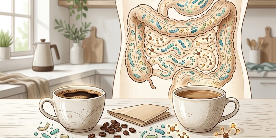 Café coado ou descafeinado: o que a microbiota intestinal revela sobre o hábito diário