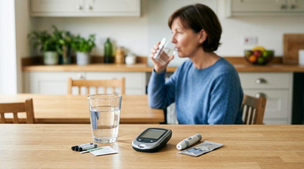Acordar com a boca seca e sede intensa pode ser um dos primeiros sinais de diabetes