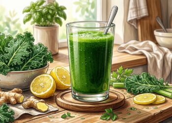 Couve, limão e gengibre: como preparar o suco verde de forma equilibrada