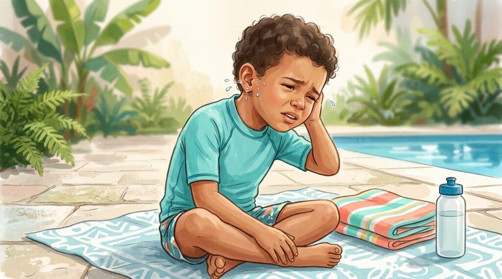 A dor de ouvido por água é muito diferente da dor de uma infecção