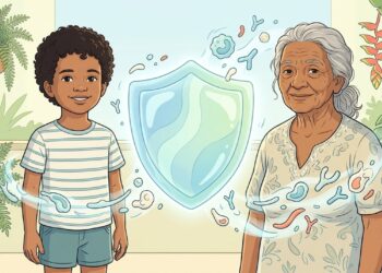 Em quais duas faixas etárias ocorre o maior risco de queda na imunidade?