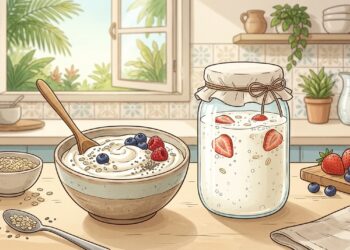 Iogurte natural ou kefir: qual é a melhor opção para controlar a microbiota, a digestão e a imunidade?