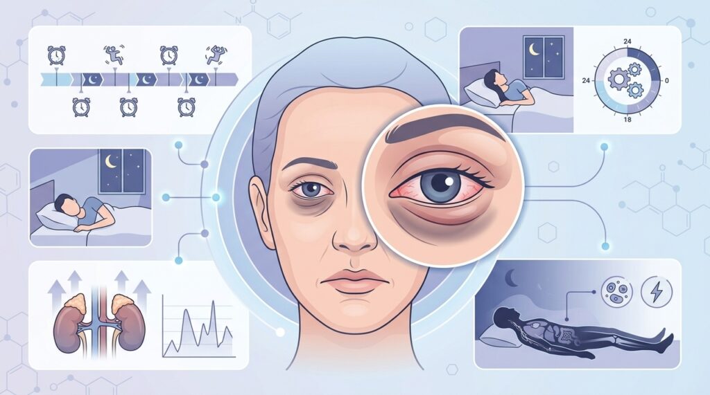 Distúrbios do sono também são claramente visíveis nos olhos: fique atento a esses sinais
