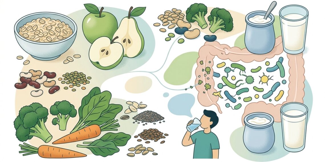 O que comer para cuidar do intestino: a relação entre fibras e digestão