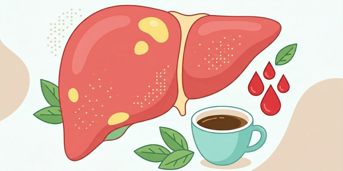 Café e fígado gorduroso: o que um estudo recente mostra sobre enzimas hepáticas