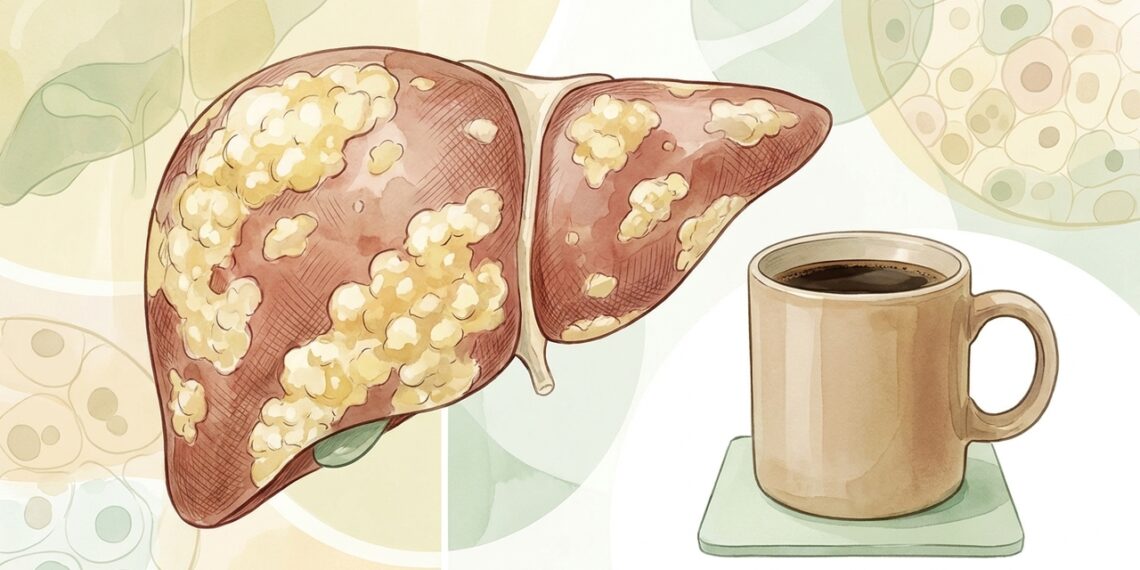 Café e fígado gorduroso: o que um estudo recente investigou sobre enzimas hepáticas em pessoas com MASLD