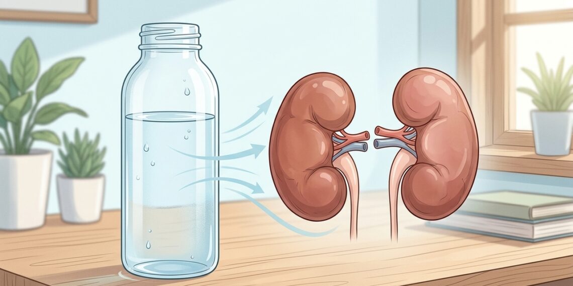 Saúde dos rins em foco: como beber pouca água no dia afeta você