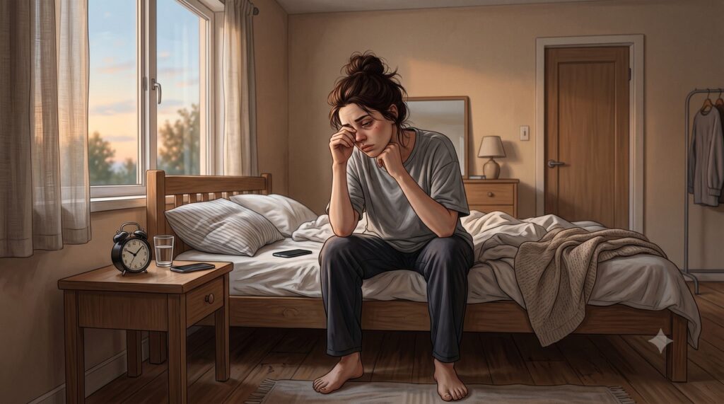 Despertares frequentes podem fragmentar o sono e reduzir a sensação de descanso.