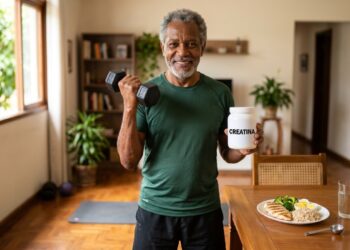 A creatina pode entrar no envelhecimento como apoio, sem substituir treino, alimentação e orientação.