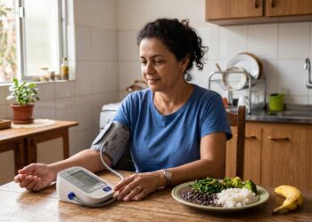 O potássio dos alimentos ajuda no equilíbrio do sódio e no cuidado com a pressão.