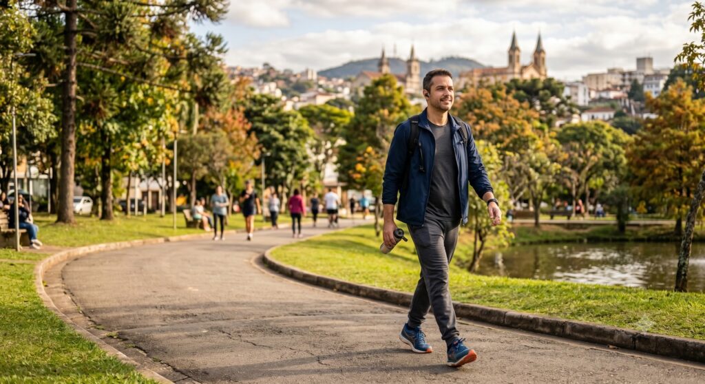 A atividade física regular contribui para melhorar o metabolismo e reduzir riscos cardiovasculares.