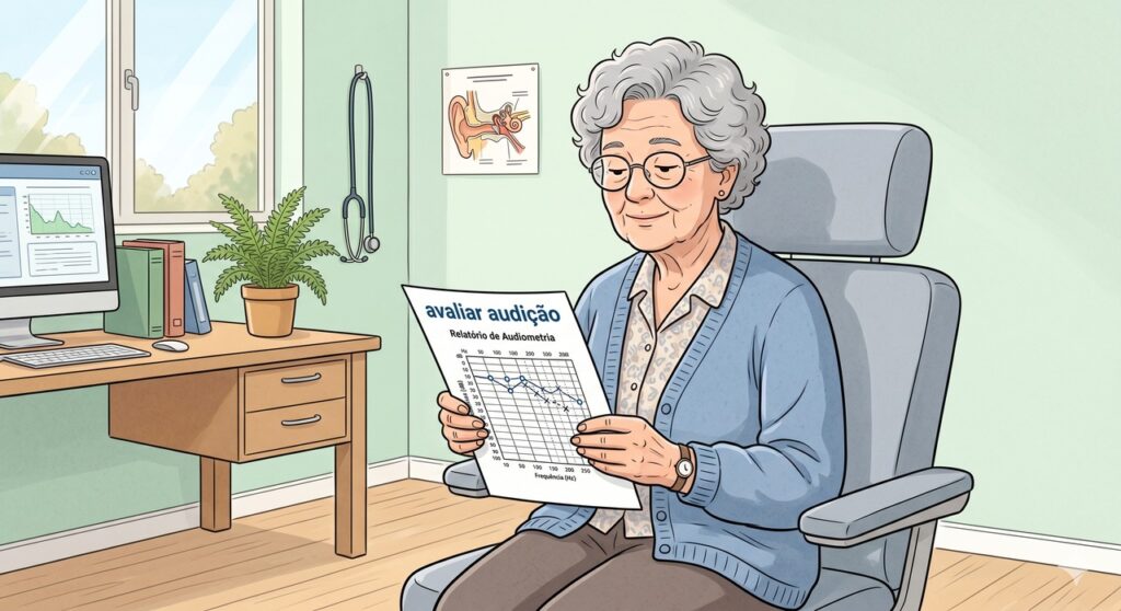 A audiometria ajuda a identificar quando a dificuldade para ouvir precisa de acompanhamento.