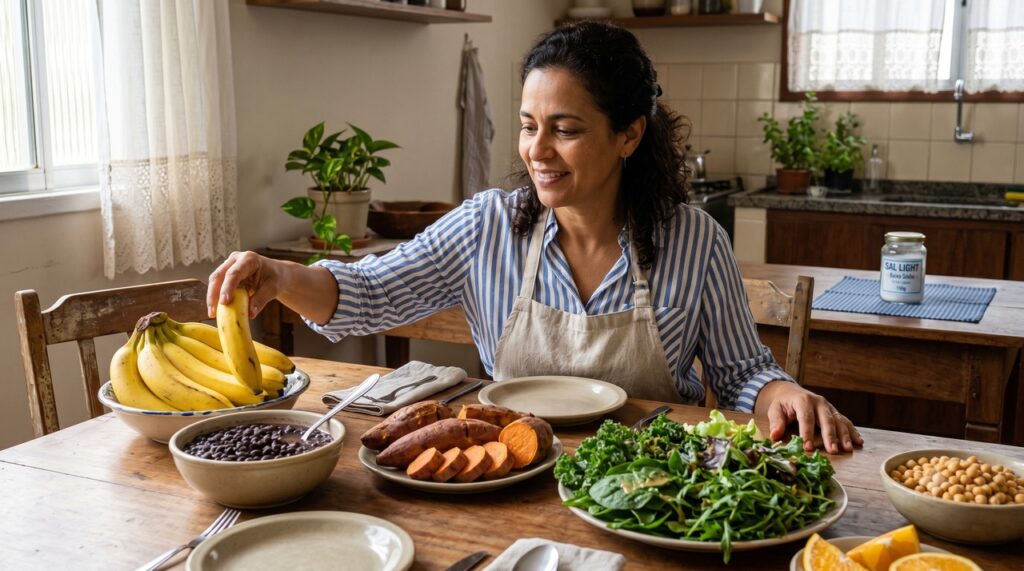 Alimentos naturais ricos em potássio são a forma mais segura de apoiar a saúde cardiovascular.