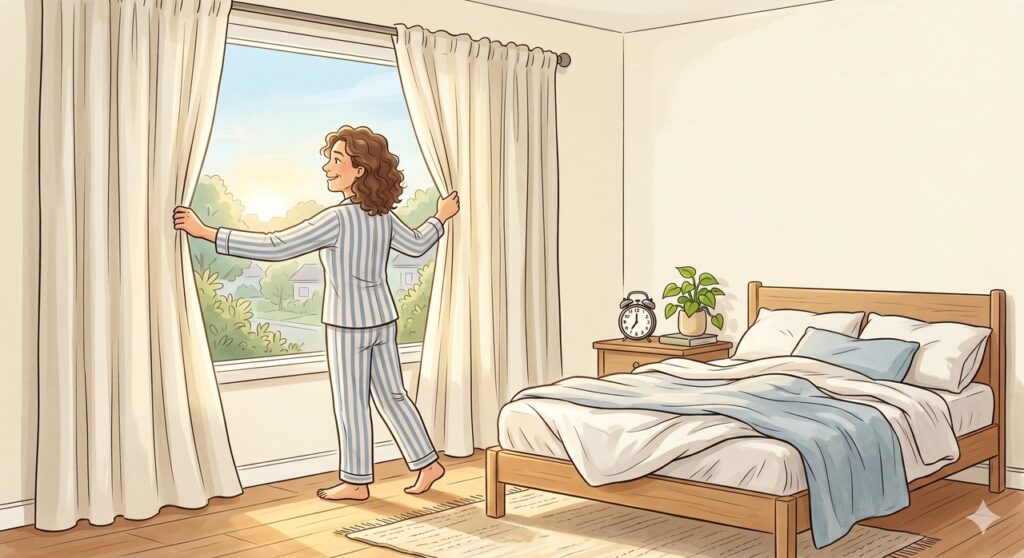 Acordar em horário parecido todos os dias ajuda o corpo a manter o ritmo biológico.