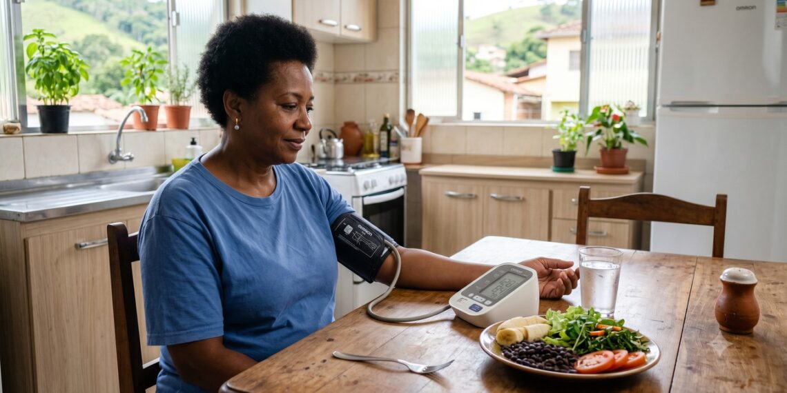 Além de reduzir o sal, incluir potássio na alimentação pode ajudar no controle da pressão.
