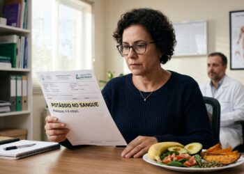 O aumento de potássio deve considerar alimentação, rins, medicamentos e orientação profissional.