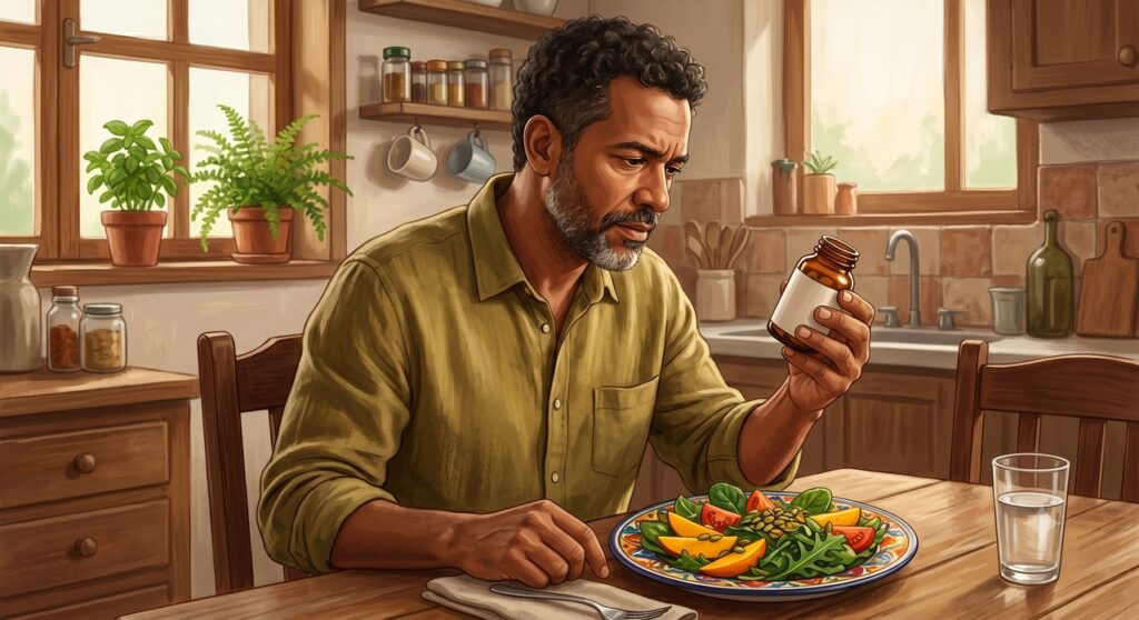 Antes de suplementar vitamina A, vale avaliar sinais, dieta e riscos de excesso.