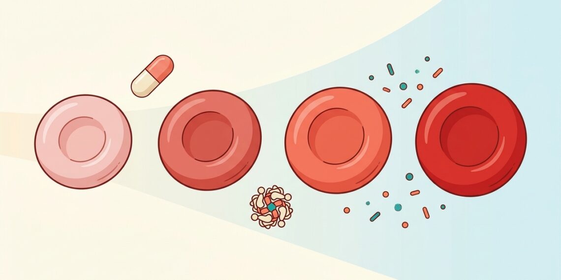 Quanto tempo leva para o ferro suplementar fazer efeito na anemia