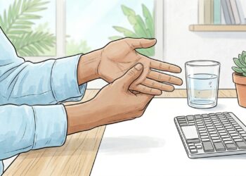 A pausa para descanso deve durar pelo menos 5 minutos a cada hora de trabalho, e depois disso deve-se fazer alongamentos rápidos