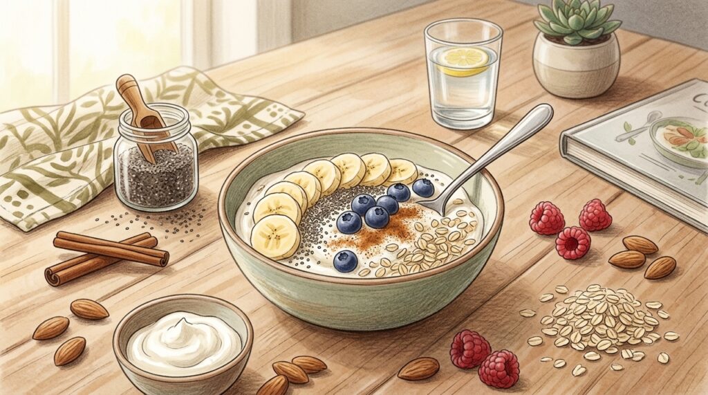 A banana com aveia é uma dupla nutritiva que ajuda na energia e no intestino