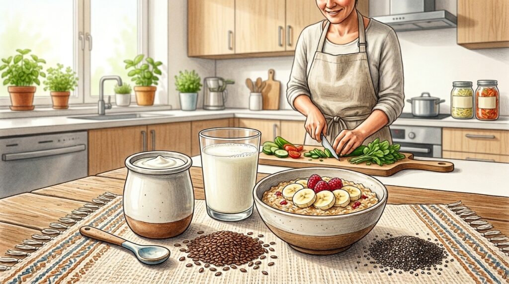 3 alimentos que ajudam a equilibrar a flora intestinal e melhorar a digestão