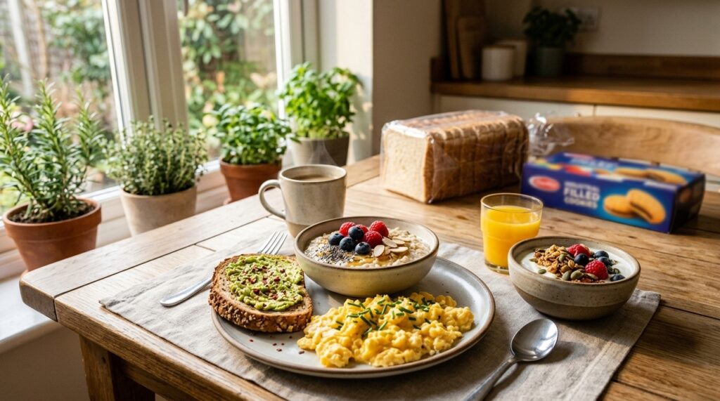 O que você deve comer no café da manhã para ter saciedade até o almoço?