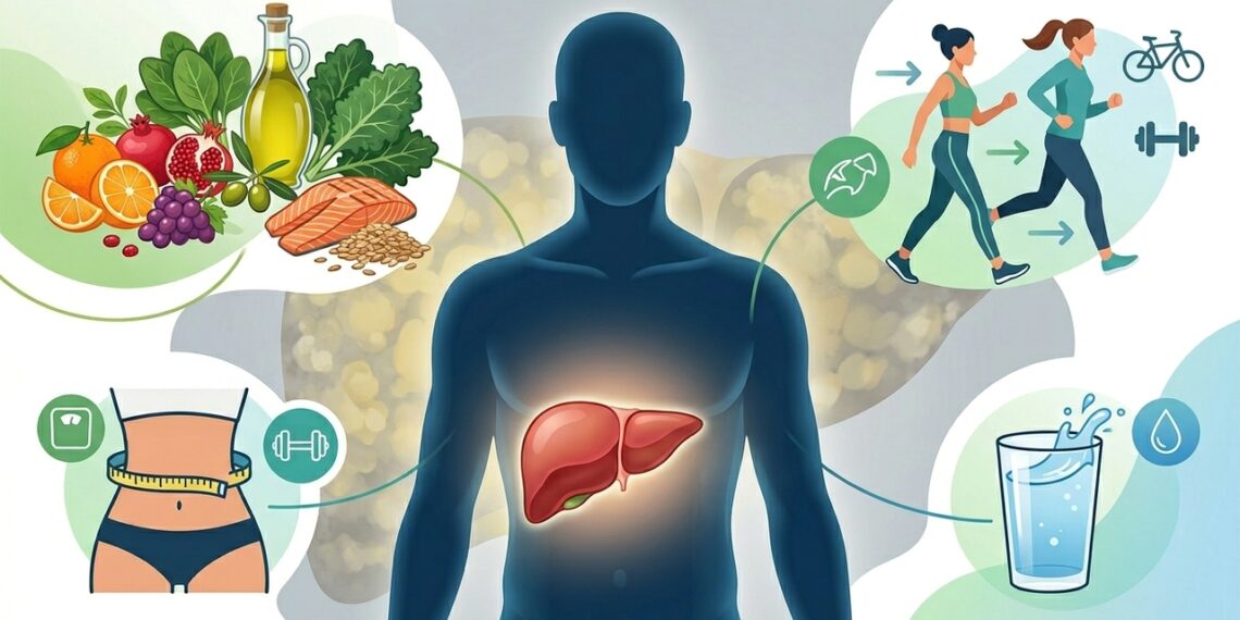 10 hábitos saudáveis para prevenir a esteatose hepática.