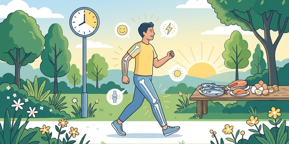 A falta de exposição ao sol está associada à baixa de vitamina D, ao humor ou à saúde dos ossos