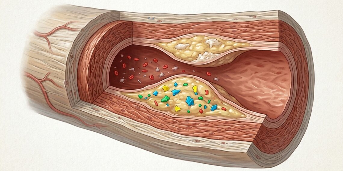 Microplásticos nas placas das artérias: o estudo que acendeu um novo alerta cardiovascular