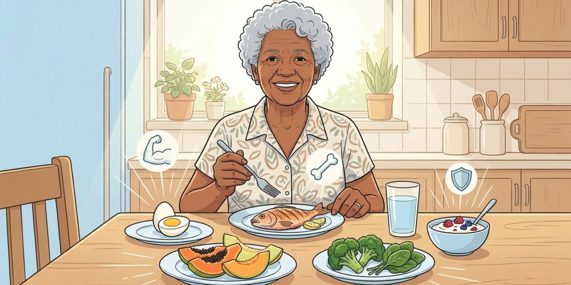 Alimentando-se contra a fraqueza: por que é importante que os idosos cuidem da nutrição