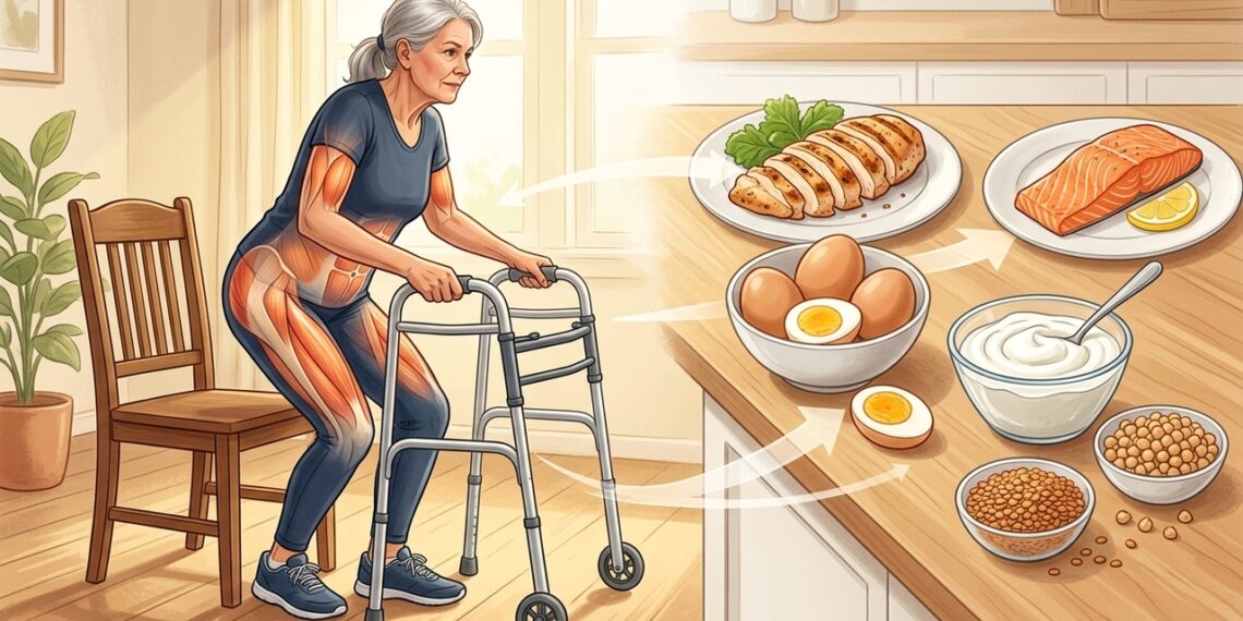 Novo estudo reforça por que proteína sem exercício pode ser insuficiente contra a perda muscular