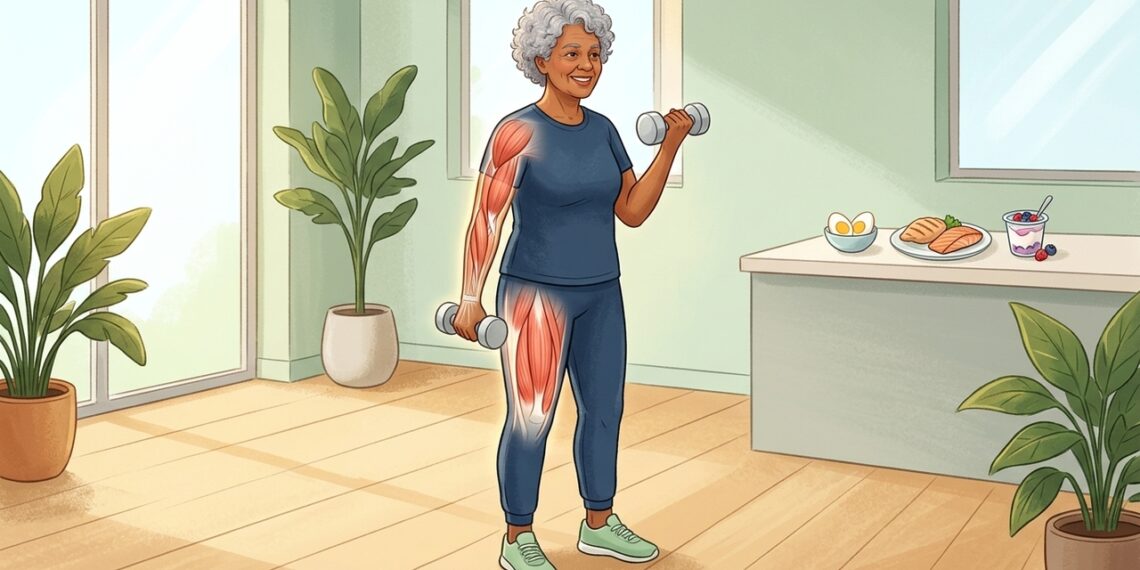Se você é uma pessoa sedentária, mas se alimenta muito bem, a sarcopenia vai te consumir