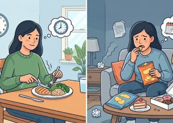 A fome física é muito diferente da fome emocional