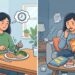 A fome física é muito diferente da fome emocional