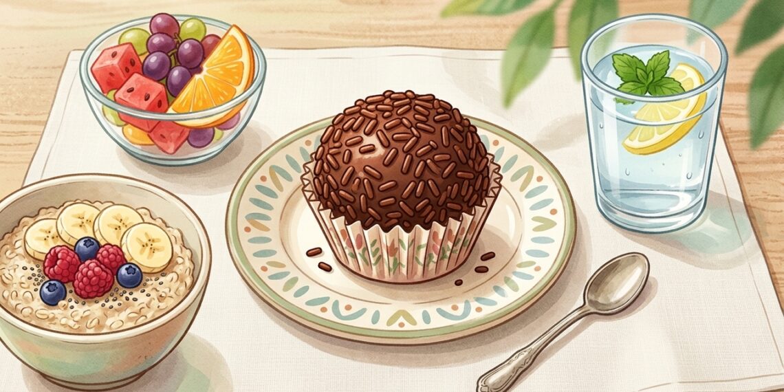 5 dicas para comer brigadeiro e evitar a sensação de inchaço