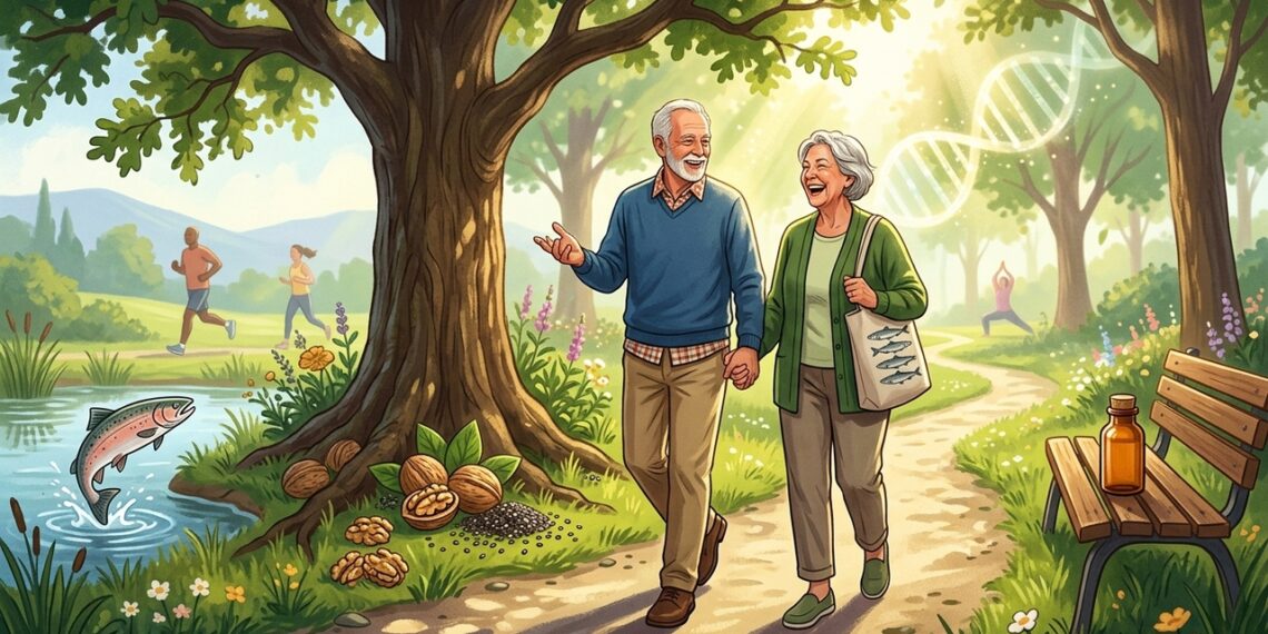 Ômega-3, vitamina D e exercício juntos: o que um estudo investigou sobre envelhecimento biológico