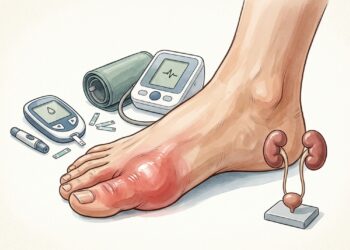 Gota e diabetes podem andar juntos: o elo pouco comentado entre ácido úrico, glicose e inflamação