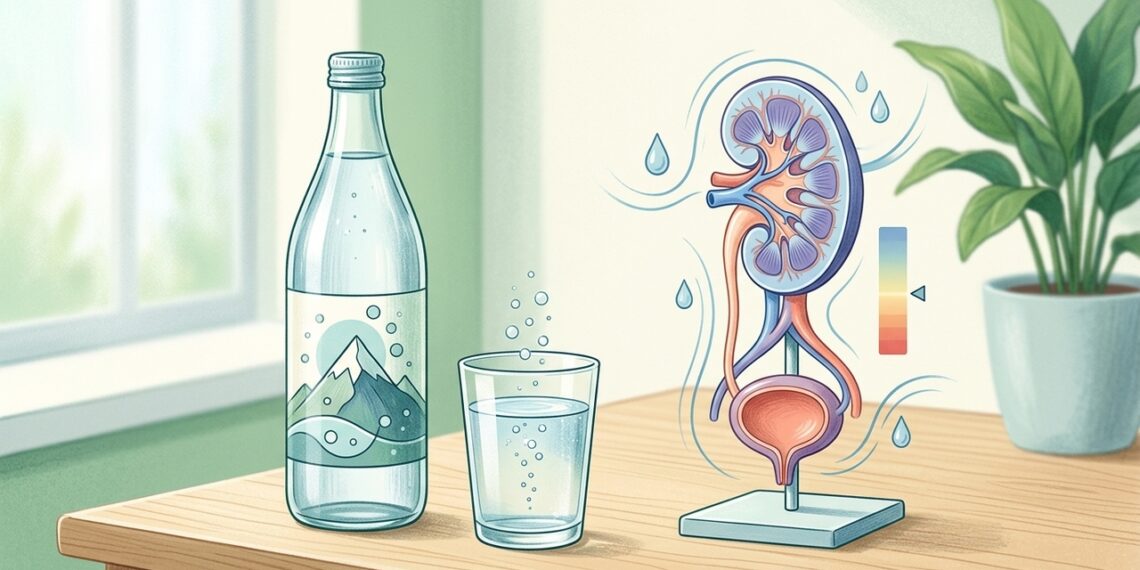 Água mineral com bicarbonato virou alvo de estudos por possível efeito em acidez urinária, ossos e risco de cálculos