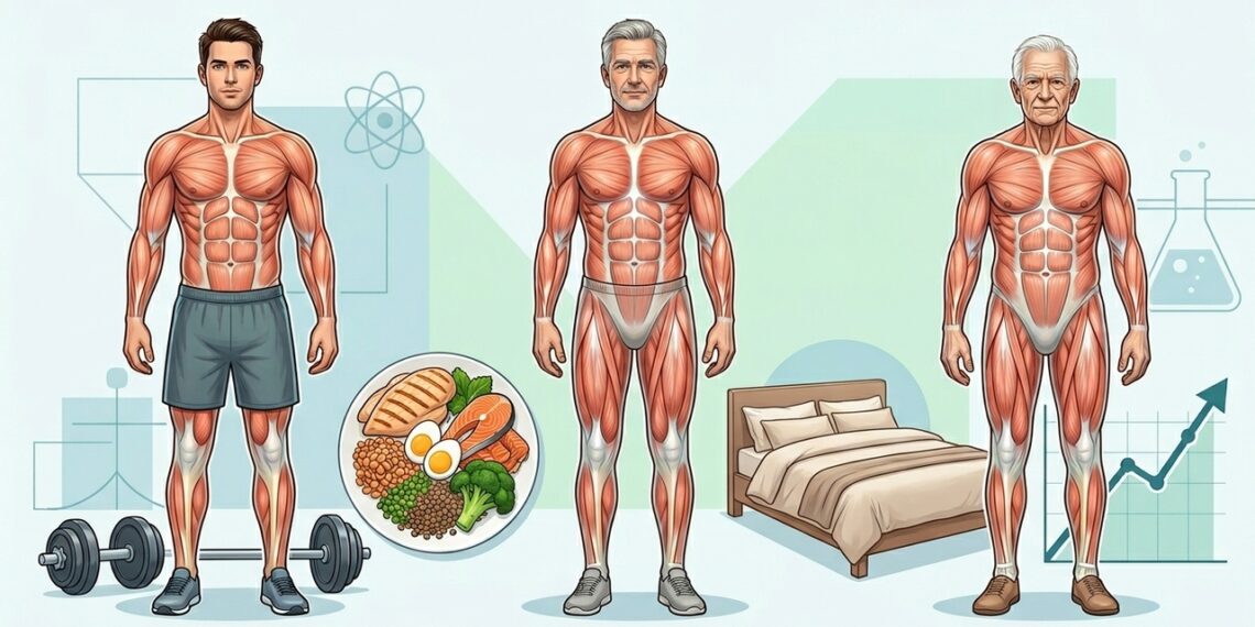 A perda de massa muscular começa aos 40 anos: algumas regras para retardá-la
