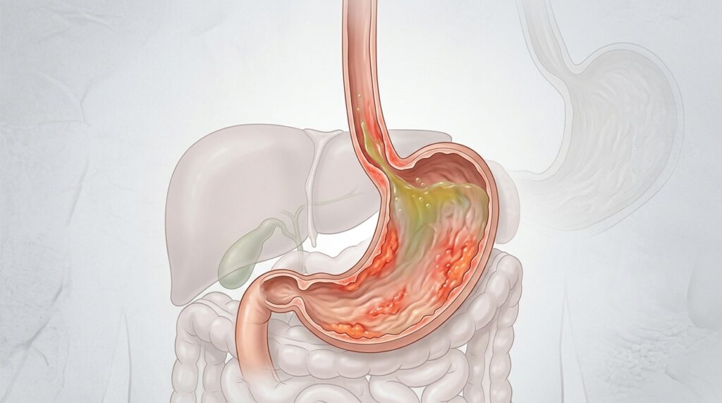Gastrite ou refluxo? Como identificar a origem do desconforto no estômago